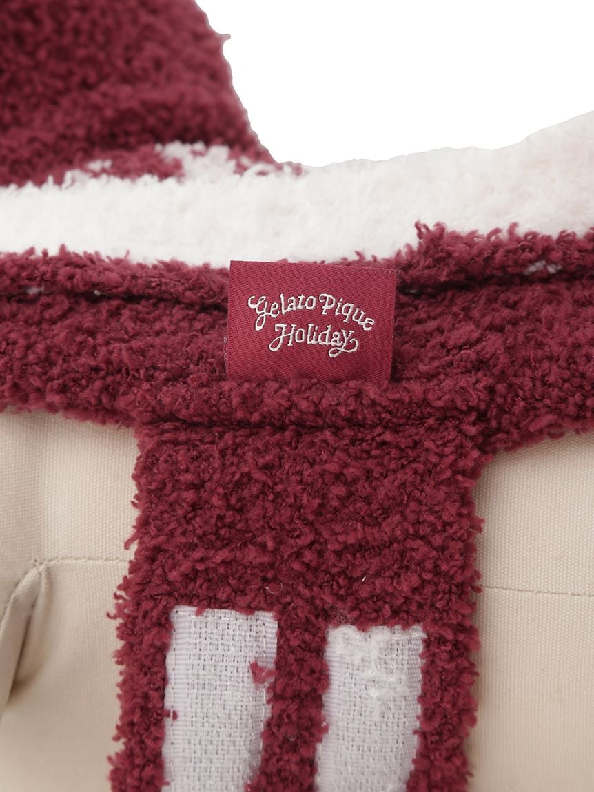 gelato pique（ジェラートピケ）【CAT&DOG】【販路限定商品】【HOLIDAY】ベビモコサンタケープ