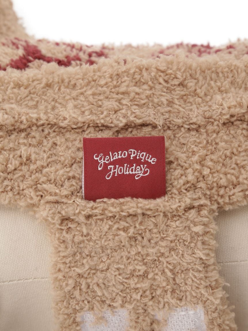 gelato pique（ジェラートピケ）【CAT&DOG】【販路限定商品】【HOLIDAY】トナカイケープ
