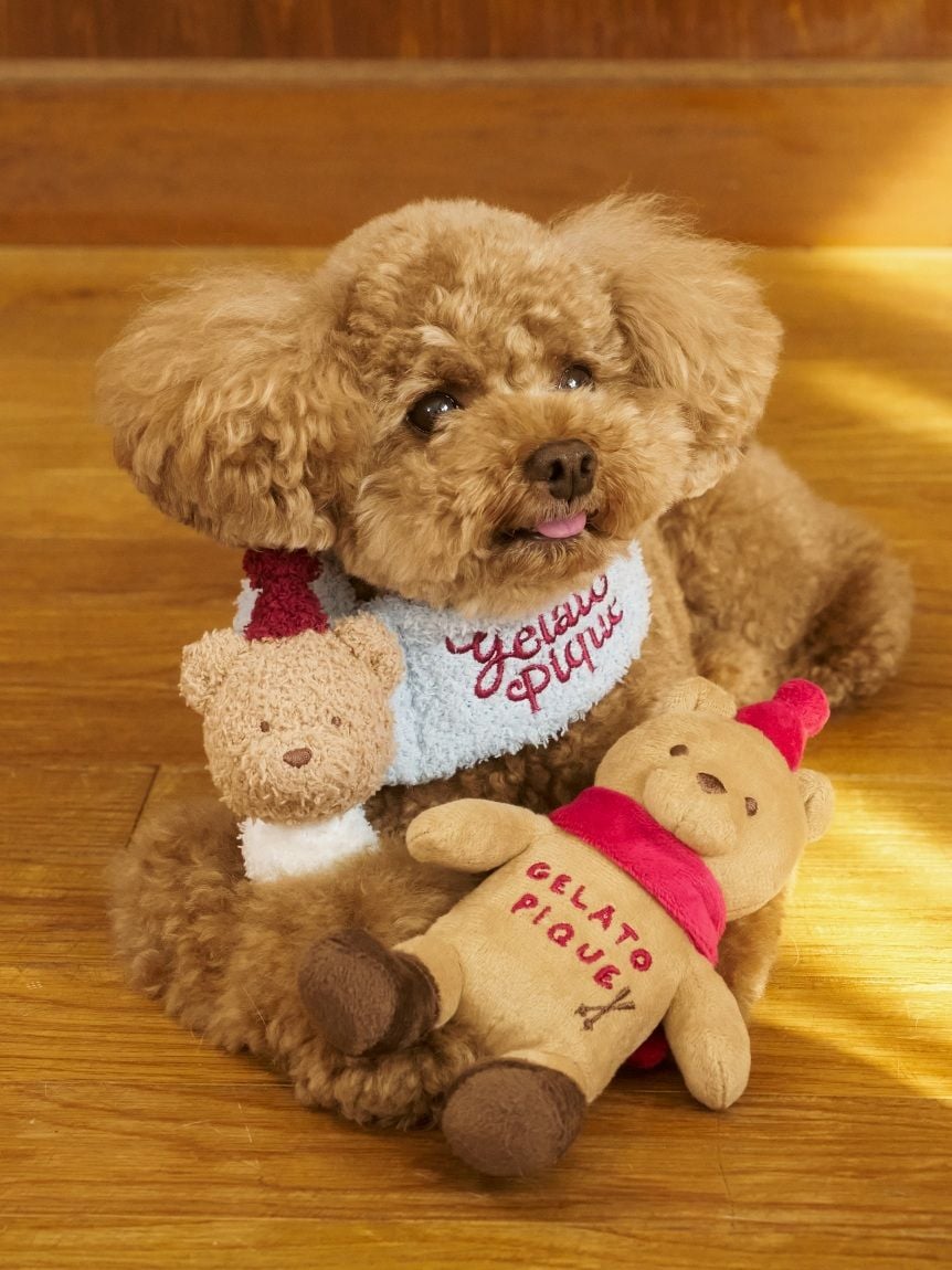 gelato pique(ジェラートピケ)【CAT&DOG】【販路限定商品】【HOLIDAY】ベビモコベアマフラー|全2色