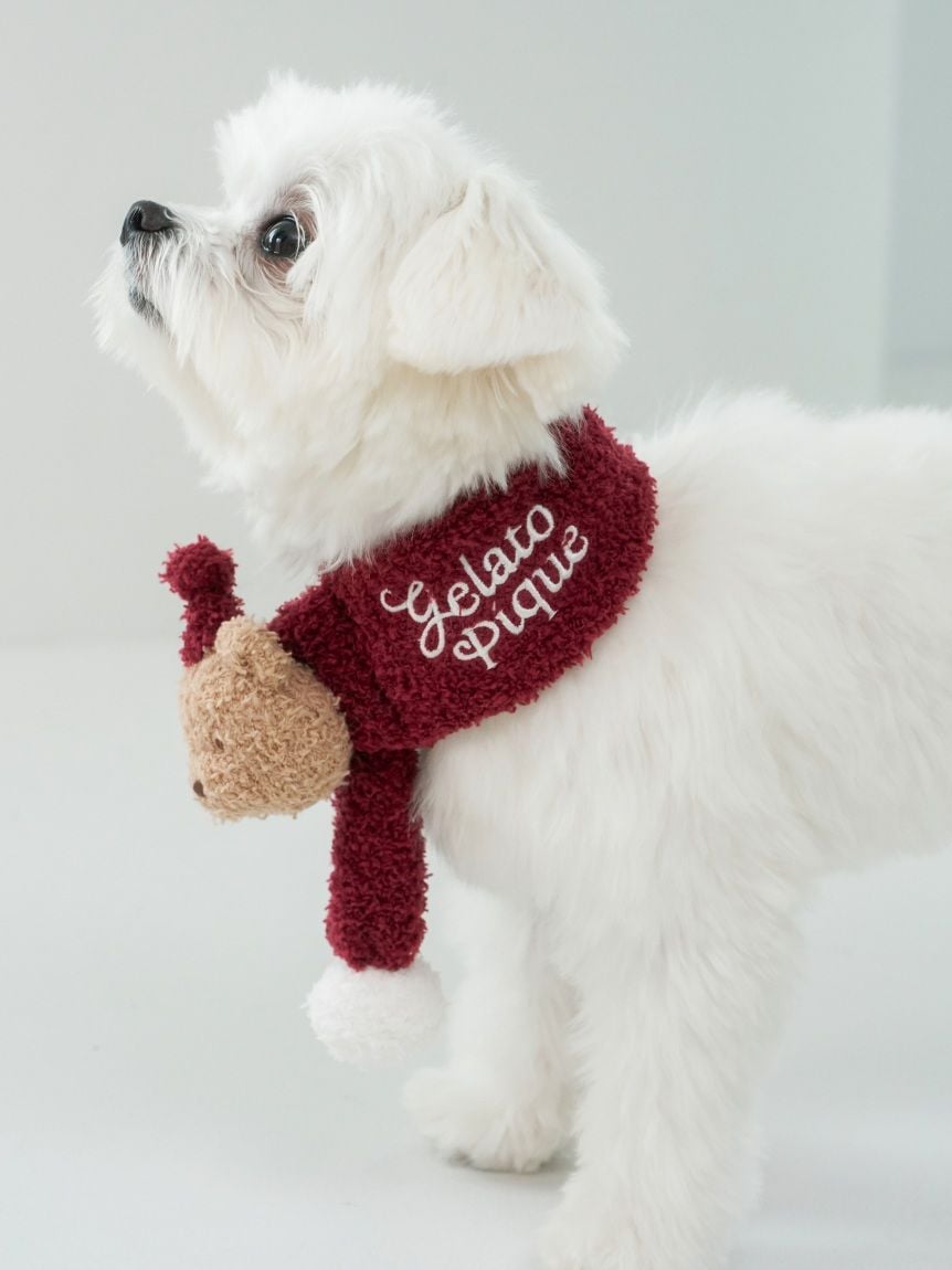 gelato pique(ジェラートピケ)【CAT&DOG】【販路限定商品】【HOLIDAY】ベビモコベアマフラー|全2色