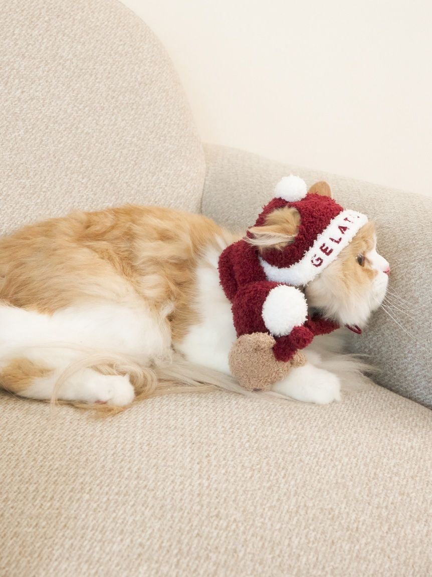 gelato pique(ジェラートピケ)【CAT&DOG】【販路限定商品】【HOLIDAY】ベビモコベアマフラー|全2色