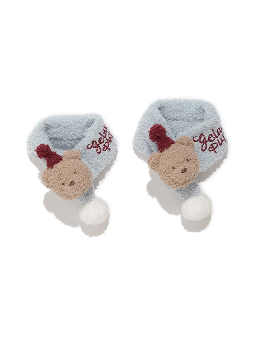 gelato pique(ジェラートピケ)【CAT&DOG】【販路限定商品】【HOLIDAY】ベビモコベアマフラー|全2色