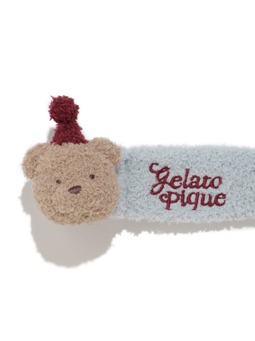 gelato pique(ジェラートピケ)【CAT&DOG】【販路限定商品】【HOLIDAY】ベビモコベアマフラー|全2色