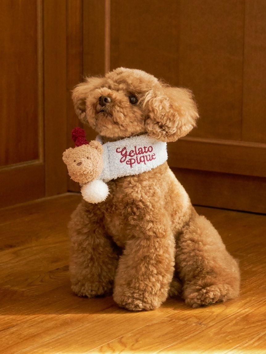 gelato pique(ジェラートピケ)【CAT&DOG】【販路限定商品】【HOLIDAY】ベビモコベアマフラー|全2色