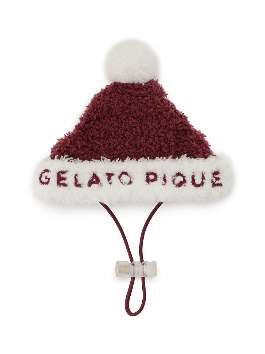 gelato pique（ジェラートピケ）【CAT&DOG】【販路限定商品】【HOLIDAY】ベビモコサンタニットキャップ