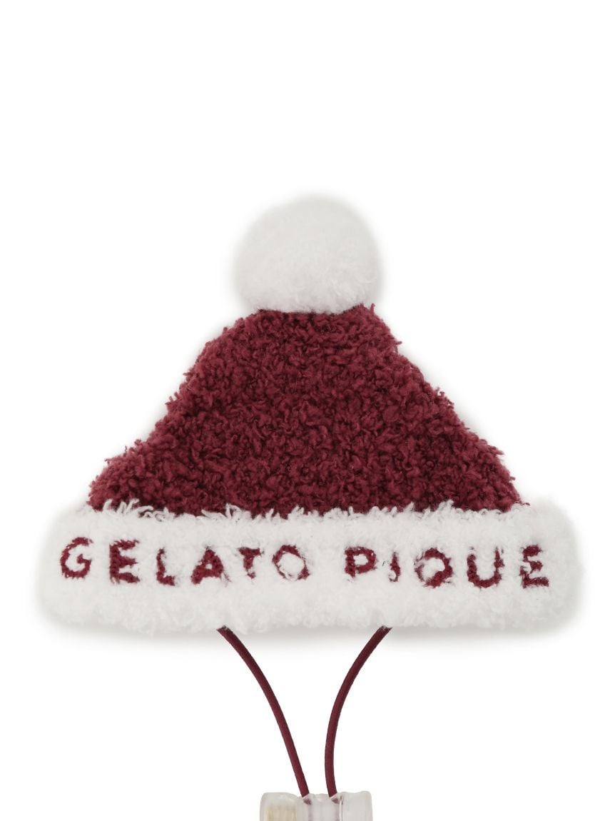 gelato pique（ジェラートピケ）【CAT&DOG】【販路限定商品】【HOLIDAY】ベビモコサンタニットキャップ