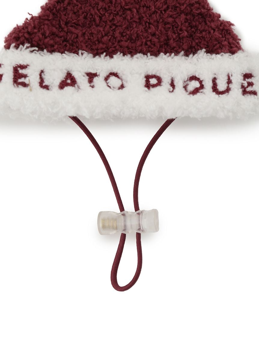 gelato pique（ジェラートピケ）【CAT&DOG】【販路限定商品】【HOLIDAY】ベビモコサンタニットキャップ