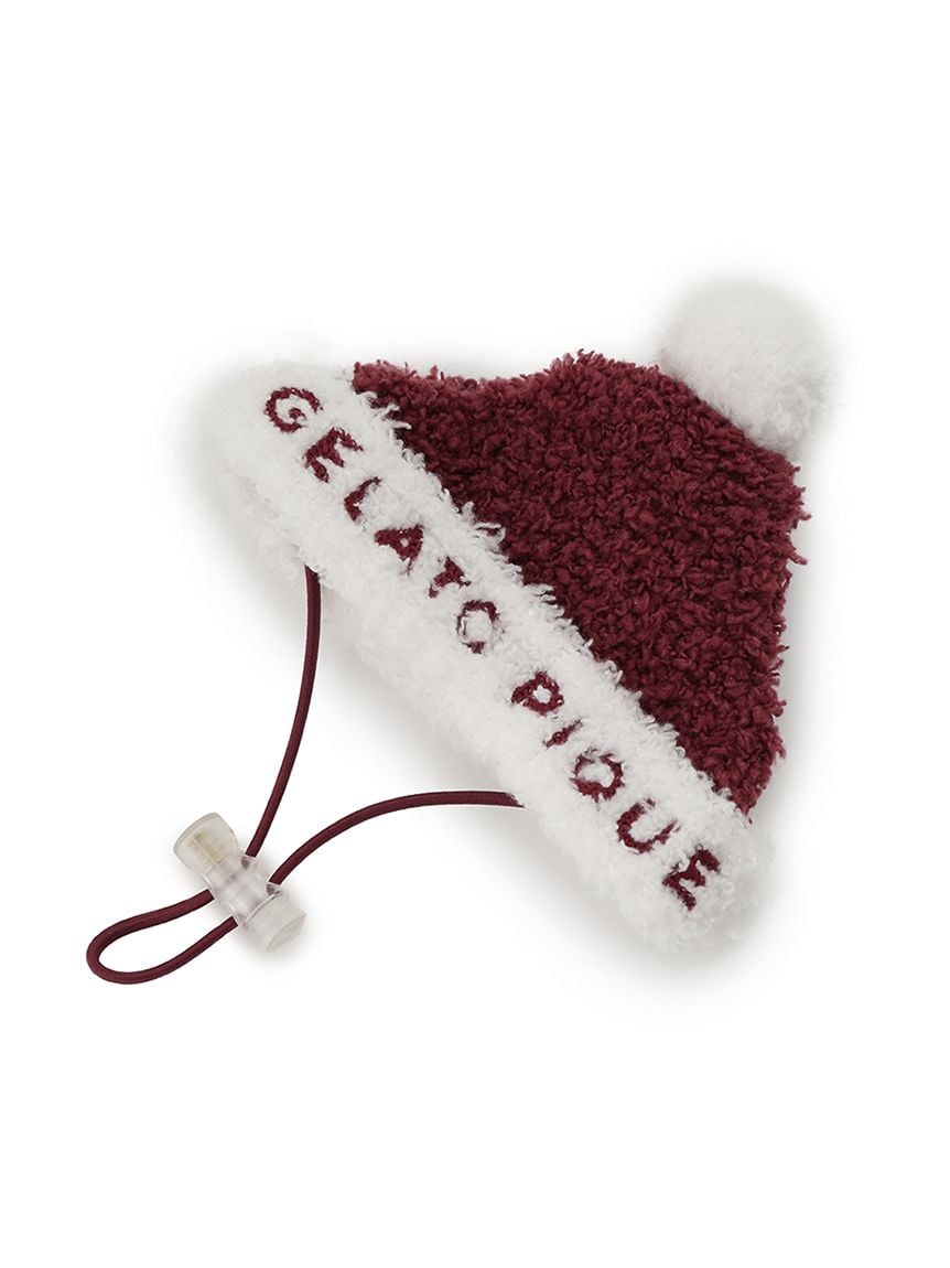 gelato pique（ジェラートピケ）【CAT&DOG】【販路限定商品】【HOLIDAY】ベビモコサンタニットキャップ