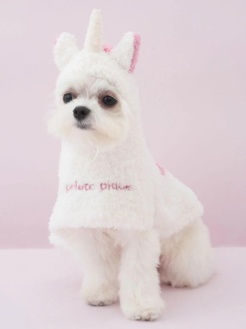 gelato pique（ジェラートピケ）【CAT&DOG】【販路限定商品】ジェラートユニコーンケープ｜全2色