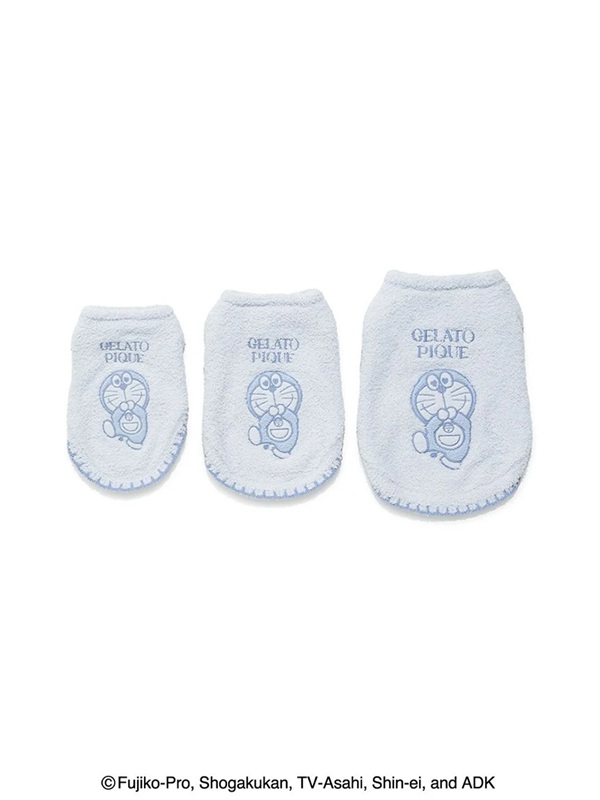 【COMING SOON】gelato pique（ジェラートピケ）【CAT&DOG】【販路限定商品】【ドラえもん】ベビモコプルオーバー