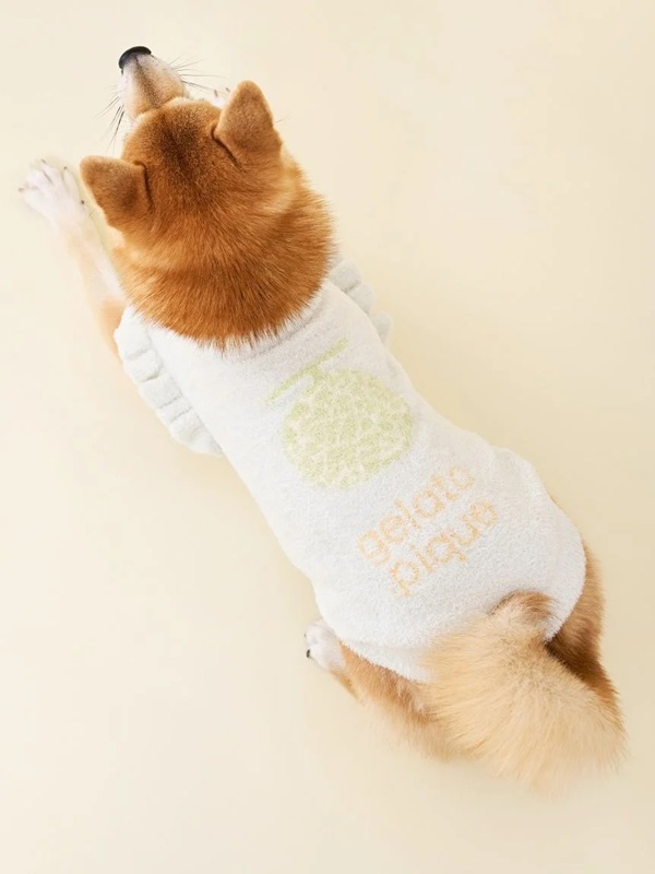 gelato pique（ジェラートピケ）【CAT&DOG】【販路限定商品】フルーツジャガードプルオーバー｜全3色