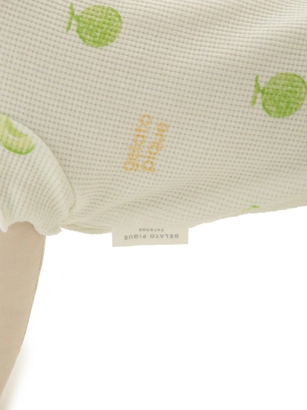 gelato pique（ジェラートピケ）【CAT&DOG】【販路限定商品】フルーツ柄ワッフルカットソープルオーバー｜全3色