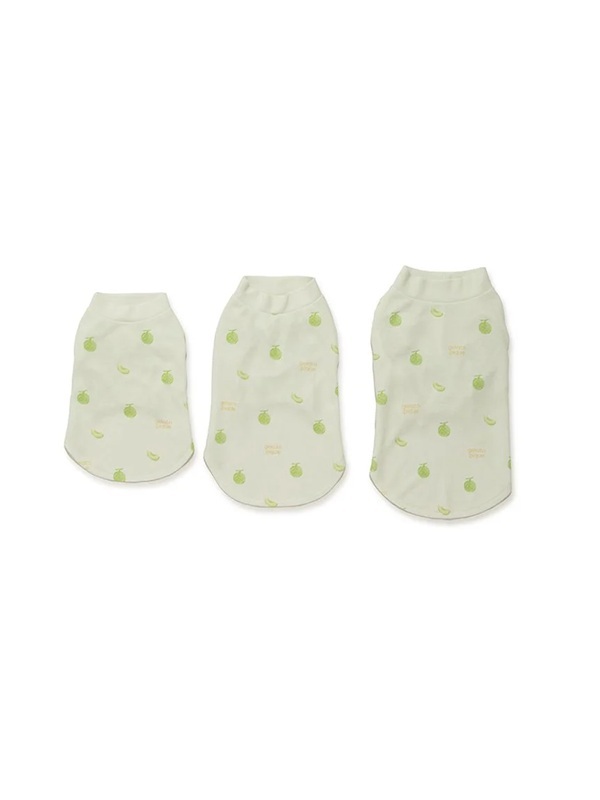 gelato pique（ジェラートピケ）【CAT&DOG】【販路限定商品】フルーツ柄ワッフルカットソープルオーバー｜全3色