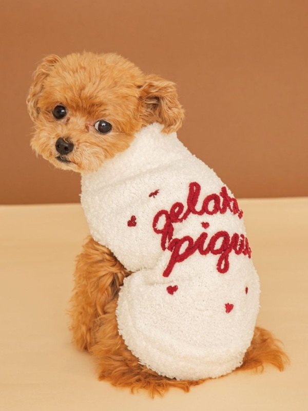 gelato pique(ジェラートピケ)【CAT&DOG】【販路限定商品】【Valentine】ハイネックロゴプルオーバー|全3色