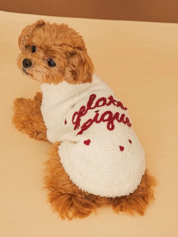 gelato pique(ジェラートピケ)【CAT&DOG】【販路限定商品】【Valentine】ハイネックロゴプルオーバー|全3色