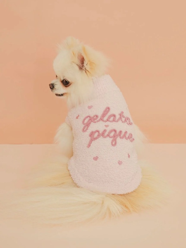 gelato pique(ジェラートピケ)【CAT&DOG】【販路限定商品】【Valentine】ハイネックロゴプルオーバー|全3色