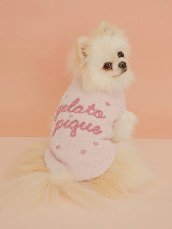 gelato pique(ジェラートピケ)【CAT&DOG】【販路限定商品】【Valentine】ハイネックロゴプルオーバー|全3色