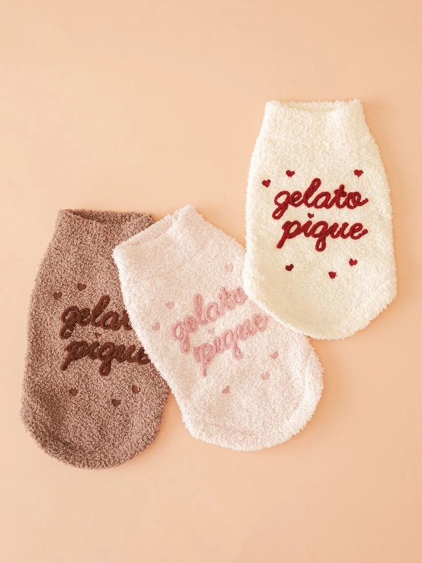 gelato pique(ジェラートピケ)【CAT&DOG】【販路限定商品】【Valentine】ハイネックロゴプルオーバー|全3色