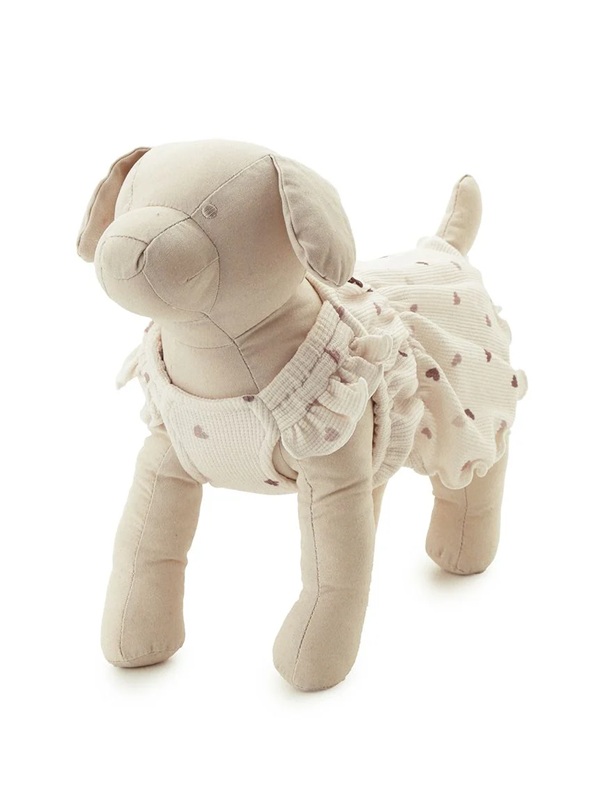 gelato pique（ジェラートピケ）【CAT&DOG】【販路限定商品】【Valentine】ハート柄フリルワンピース｜全2色
