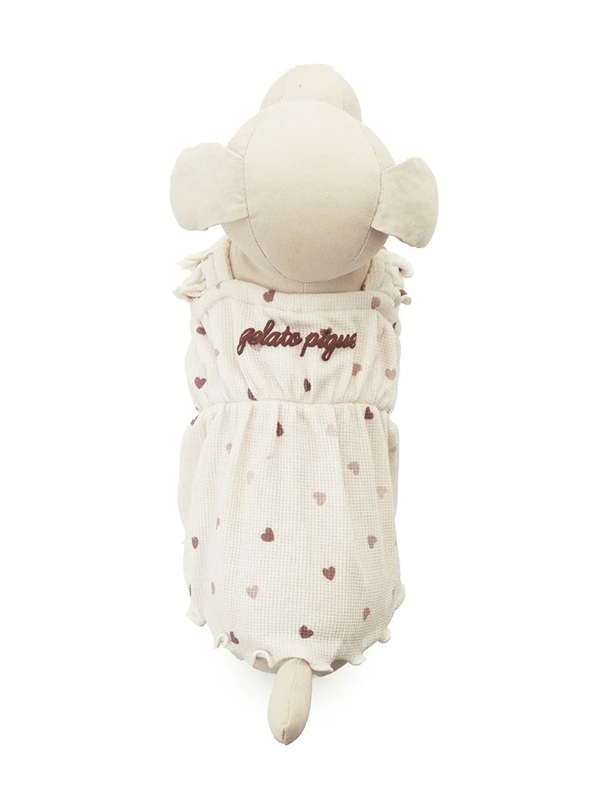 gelato pique（ジェラートピケ）【CAT&DOG】【販路限定商品】【Valentine】ハート柄フリルワンピース｜全2色