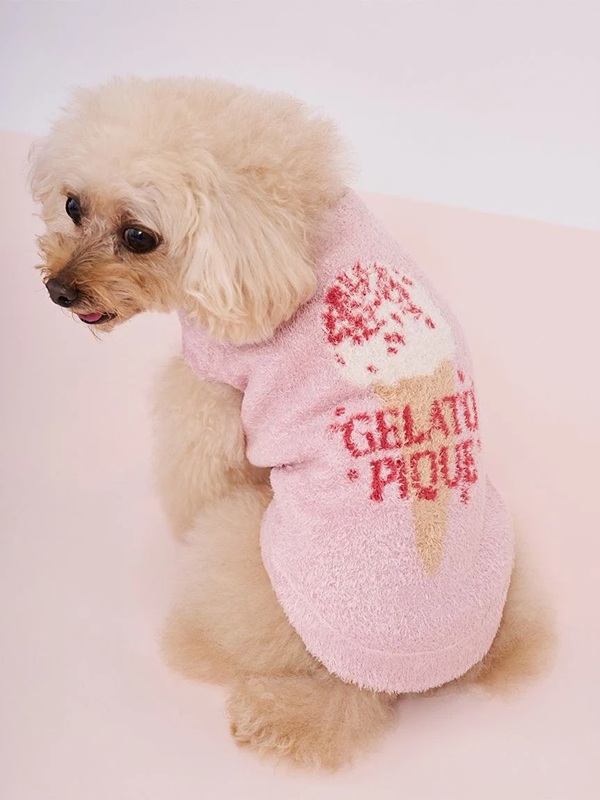 gelato pique(ジェラートピケ)【CAT&DOG】【販路限定商品】アイスジャガードプルオーバー|全2色
