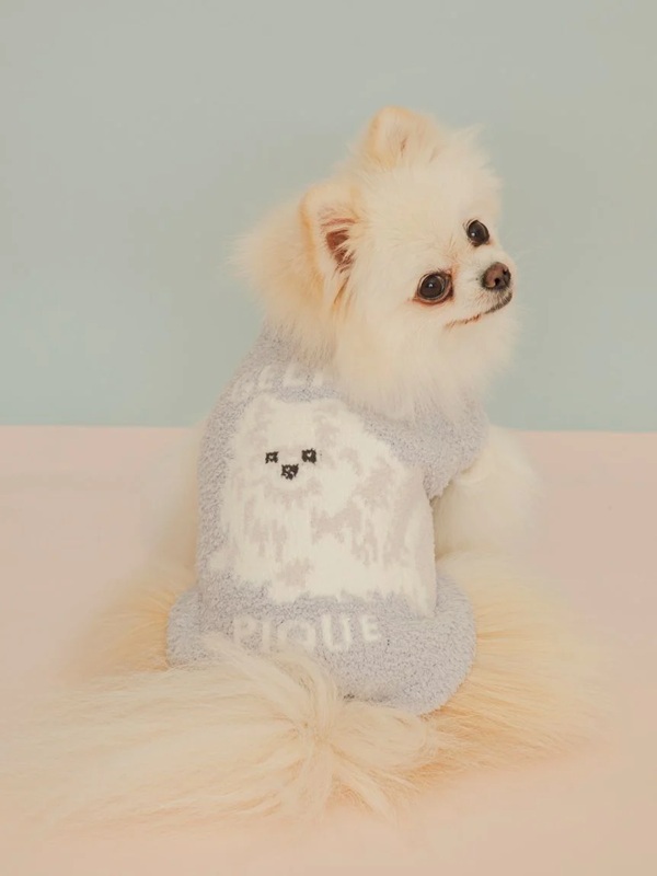 gelato pique（ジェラートピケ）【CAT&DOG】【販路限定商品】ポメラニアンジャガードプルオーバー｜全2色