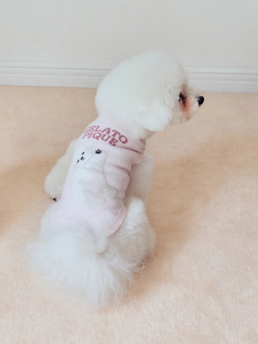 gelato pique(ジェラートピケ)【CAT&DOG】【販路限定商品】ドッグジャガードプルオーバー|全3色