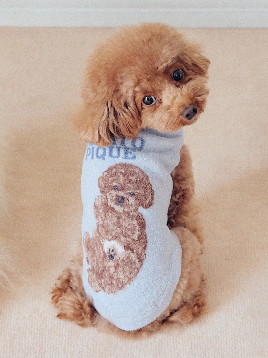 gelato pique(ジェラートピケ)【CAT&DOG】【販路限定商品】ドッグジャガードプルオーバー|全3色