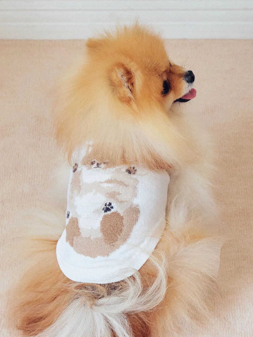 gelato pique(ジェラートピケ)【CAT&DOG】【販路限定商品】ドッグジャガードプルオーバー|全3色