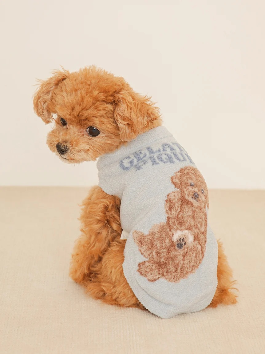 gelato pique(ジェラートピケ)【CAT&DOG】【販路限定商品】ドッグジャガードプルオーバー|全3色