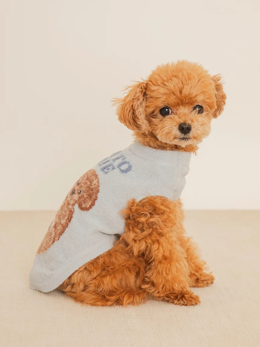 gelato pique(ジェラートピケ)【CAT&DOG】【販路限定商品】ドッグジャガードプルオーバー|全3色