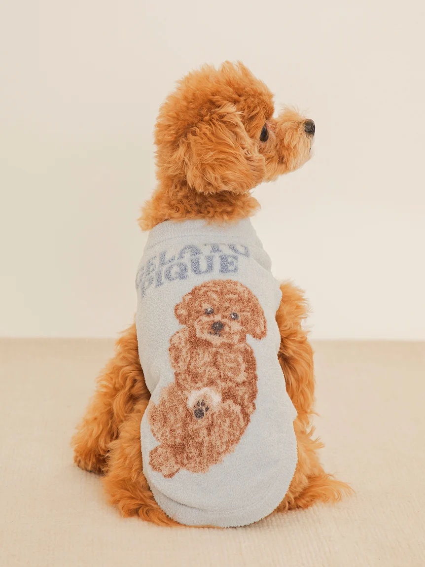 gelato pique(ジェラートピケ)【CAT&DOG】【販路限定商品】ドッグジャガードプルオーバー|全3色