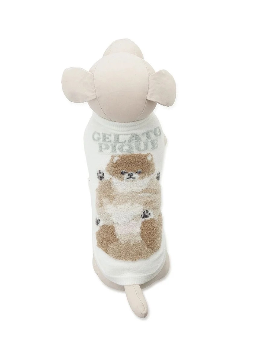 gelato pique(ジェラートピケ)【CAT&DOG】【販路限定商品】ドッグジャガードプルオーバー|全3色