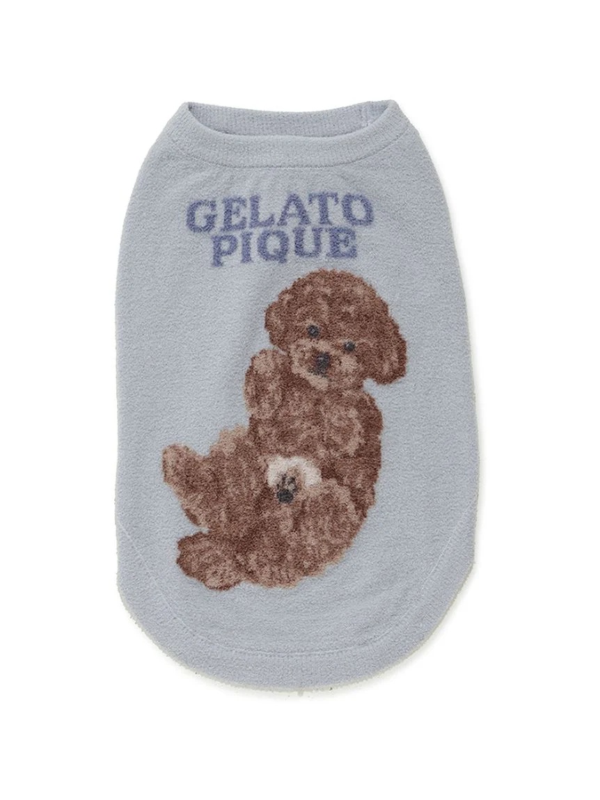 gelato pique(ジェラートピケ)【CAT&DOG】【販路限定商品】ドッグジャガードプルオーバー|全3色