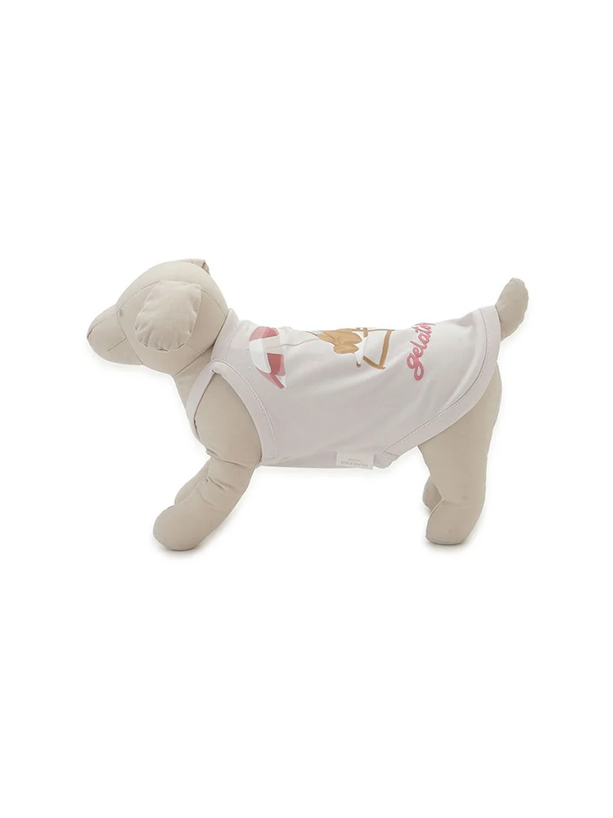 gelato pique(ジェラートピケ)【CAT&DOG】【接触冷感】サマーベア柄プルオーバー|全3色