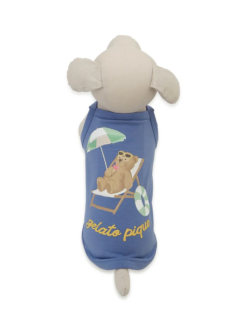 gelato pique(ジェラートピケ)【CAT&DOG】【接触冷感】サマーベア柄プルオーバー|全3色