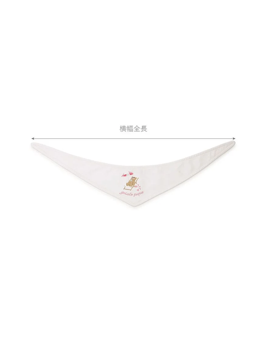 gelato pique(ジェラートピケ)【CAT&DOG】サマーベア柄保冷剤入れバンダナ|全2色