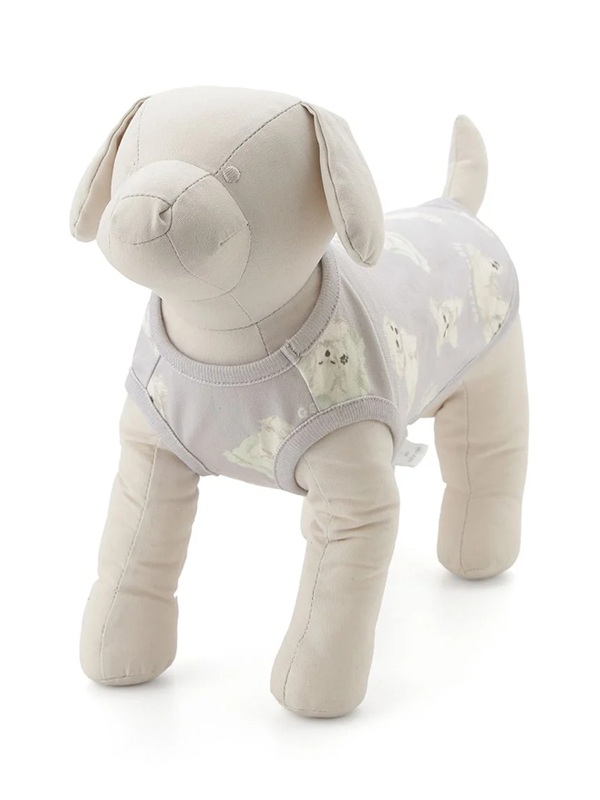 gelato pique(ジェラートピケ)【CAT&DOG】【販路限定商品】マルチーズ柄カットソープルオーバー|全2色