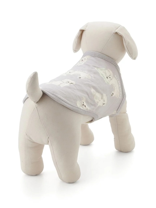 gelato pique(ジェラートピケ)【CAT&DOG】【販路限定商品】マルチーズ柄カットソープルオーバー|全2色