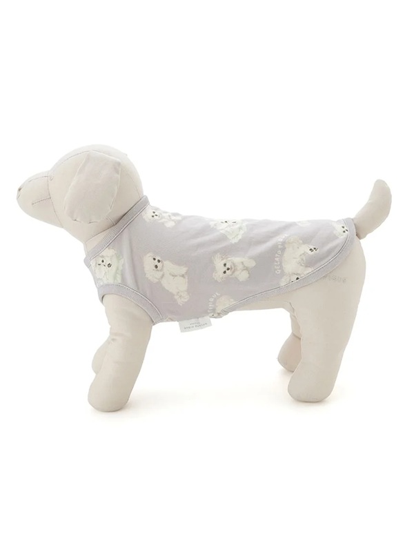 gelato pique(ジェラートピケ)【CAT&DOG】【販路限定商品】マルチーズ柄カットソープルオーバー|全2色