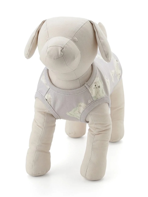 gelato pique(ジェラートピケ)【CAT&DOG】【販路限定商品】マルチーズ柄カットソープルオーバー|全2色