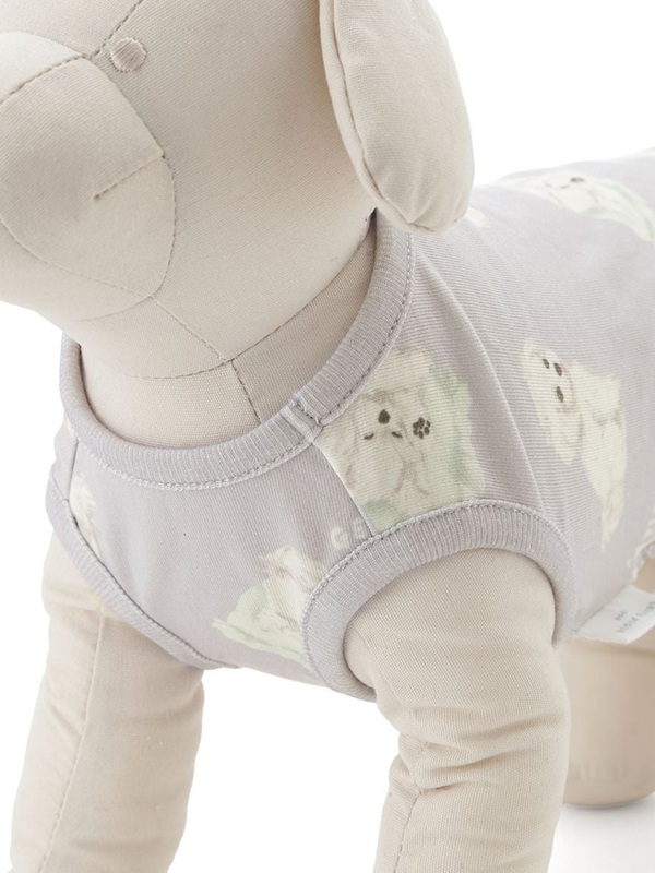 gelato pique(ジェラートピケ)【CAT&DOG】【販路限定商品】マルチーズ柄カットソープルオーバー|全2色