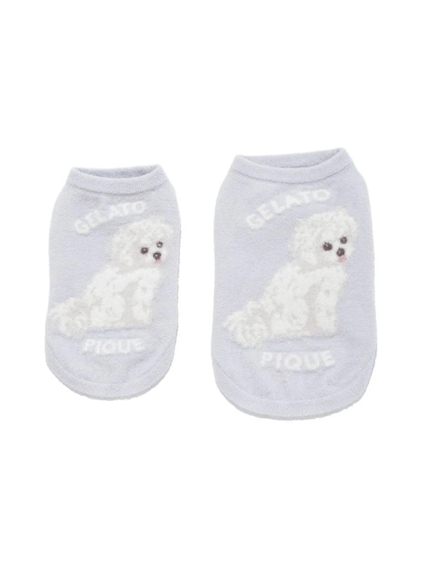 gelato pique(ジェラートピケ)【CAT&DOG】【販路限定商品】スムーズィーマルチーズ柄プルオーバー|全2色