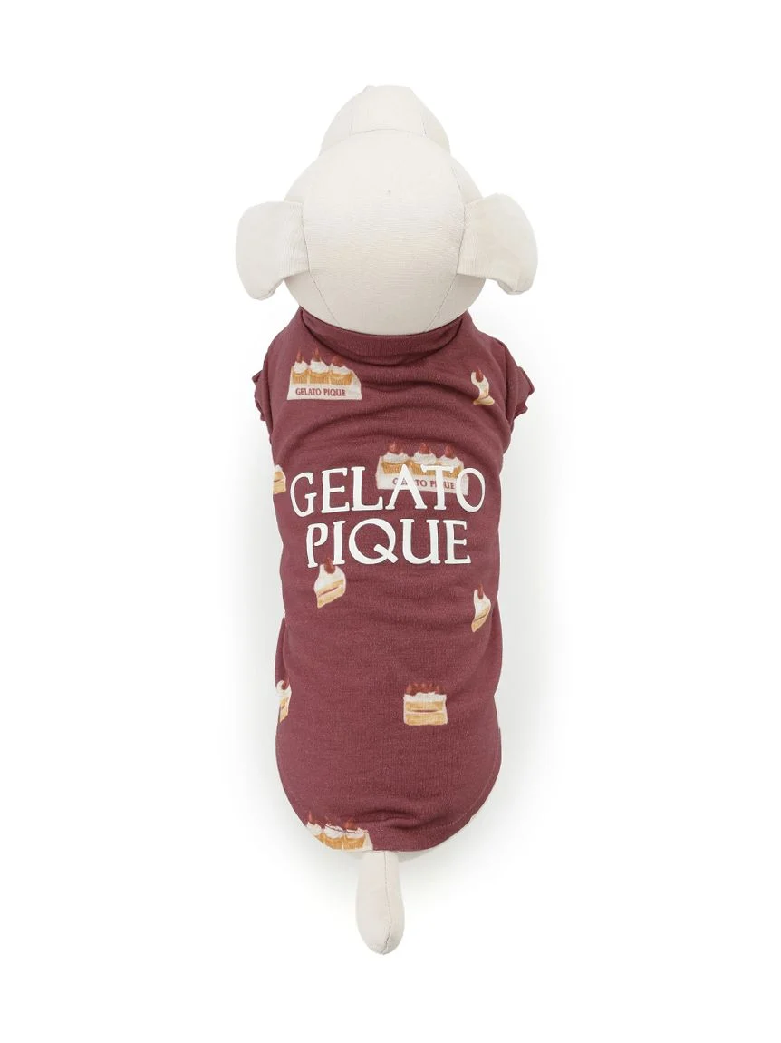 gelato pique(ジェラートピケ)ガーリーモチーフ柄カットソープルオーバー|全2色