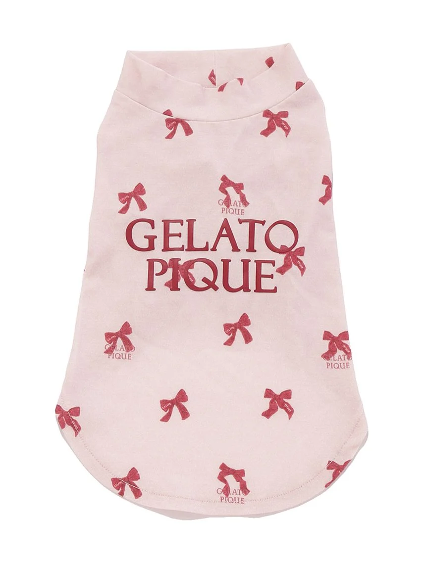 gelato pique(ジェラートピケ)ガーリーモチーフ柄カットソープルオーバー|全2色
