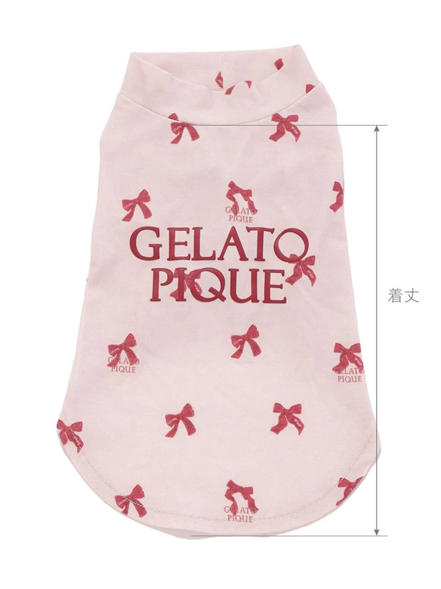gelato pique(ジェラートピケ)ガーリーモチーフ柄カットソープルオーバー|全2色