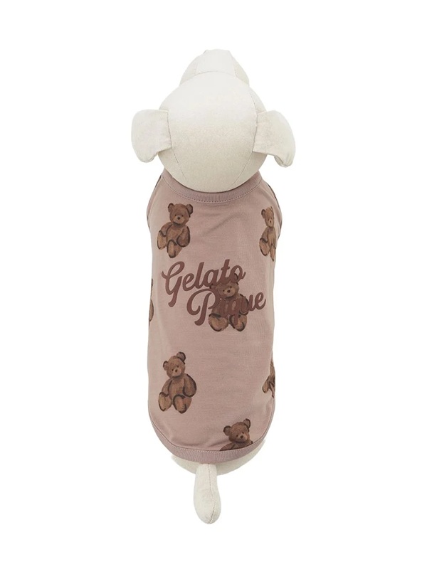 gelato pique(ジェラートピケ)ベア柄カットソープルオーバー|全2色