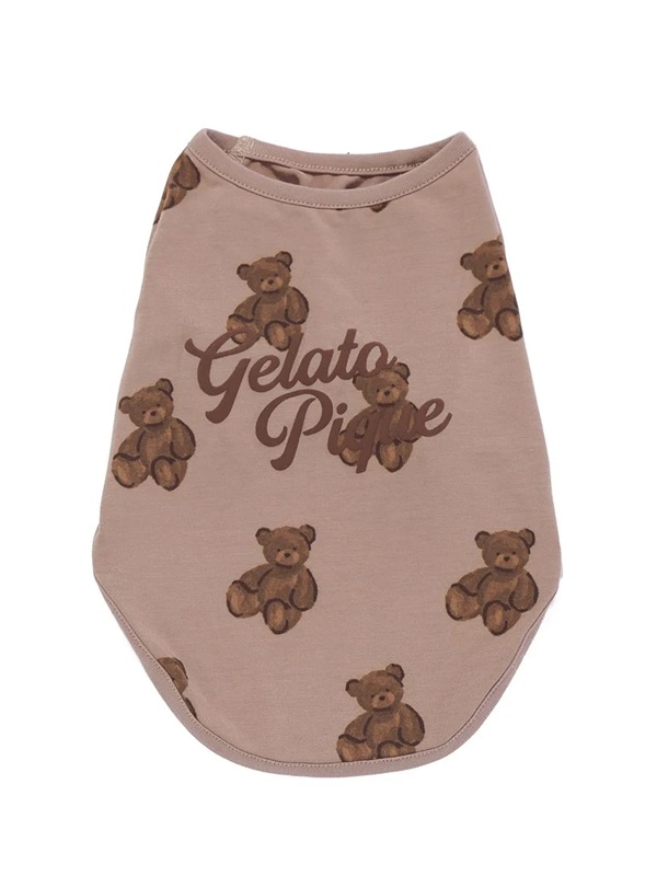 gelato pique(ジェラートピケ)ベア柄カットソープルオーバー|全2色