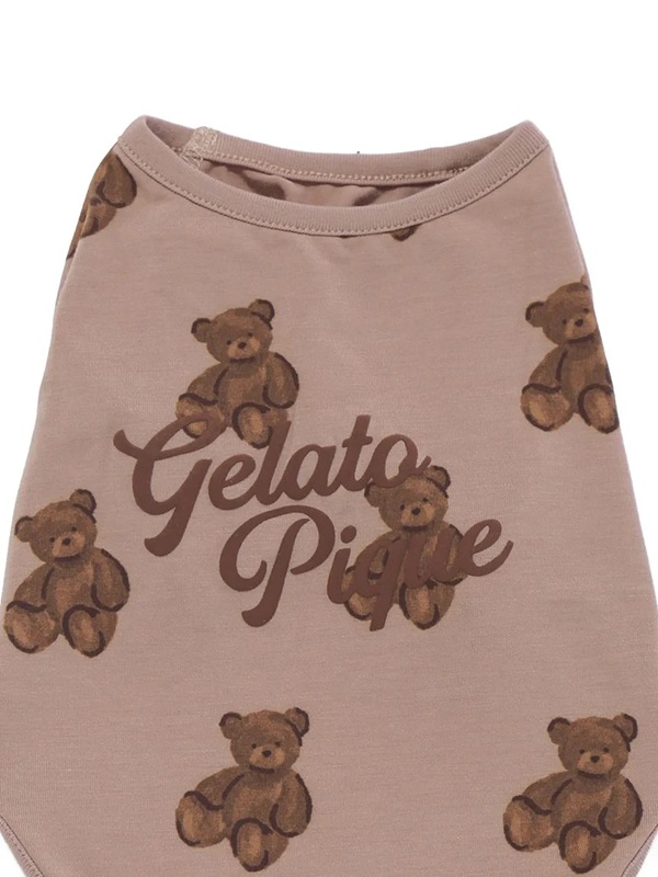 gelato pique(ジェラートピケ)ベア柄カットソープルオーバー|全2色