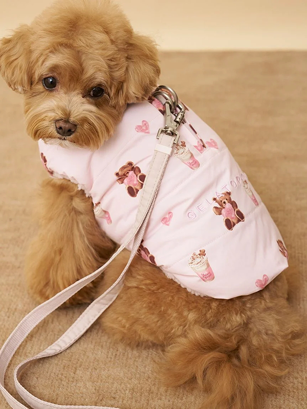 gelato pique(ジェラートピケ)【CAT&DOG】【販路限定商品】中綿ベスト|全3色